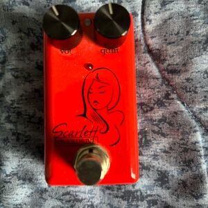 Scarlett over driver. Red witch pedals
